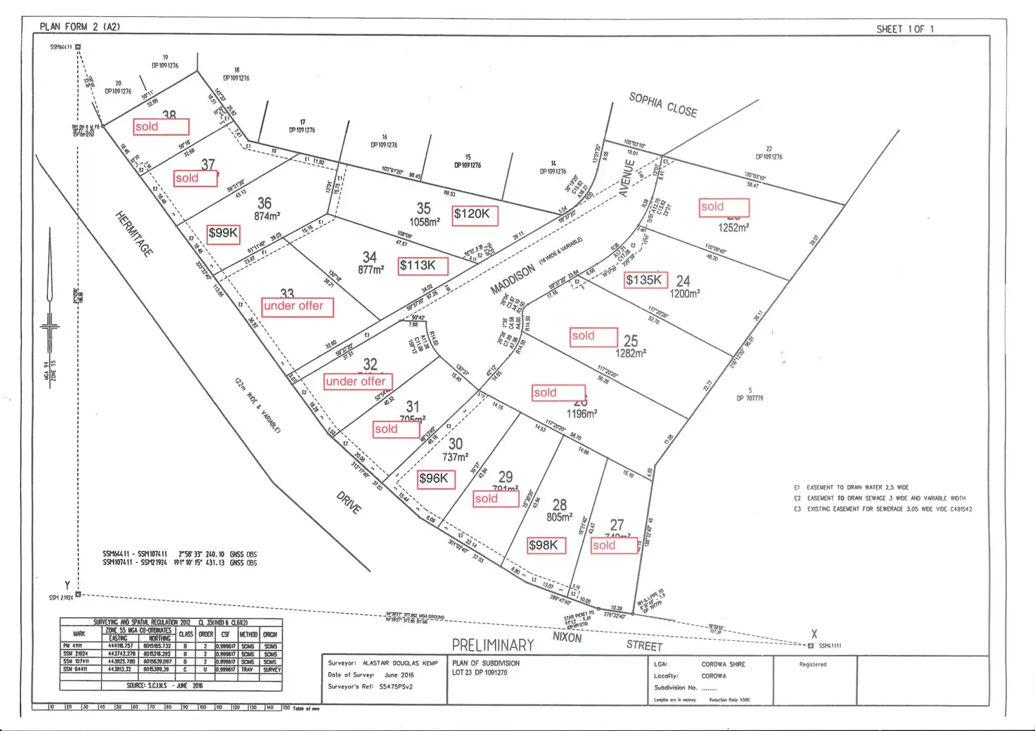 Main view of Homely land listing, Lot 34 Maddison Ave, Corowa NSW 2646