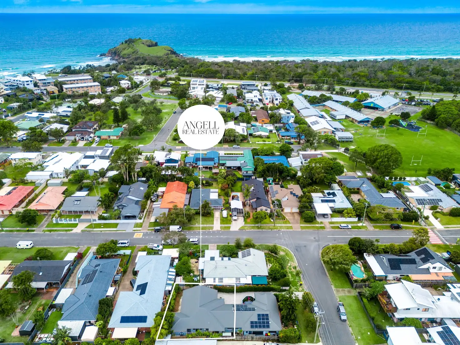 Main view of Homely semi-detached listing, 1/3 Poinciana Avenue, Bogangar NSW 2488