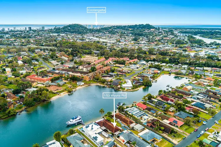Main view of Homely semi-detached listing, 1/53 Wyuna Road, Tweed Heads West NSW 2485
