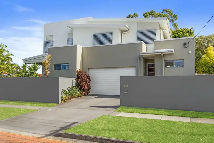 Main view of Homely semi-detached listing, 1/12 Nobby Parade, Miami QLD 4220