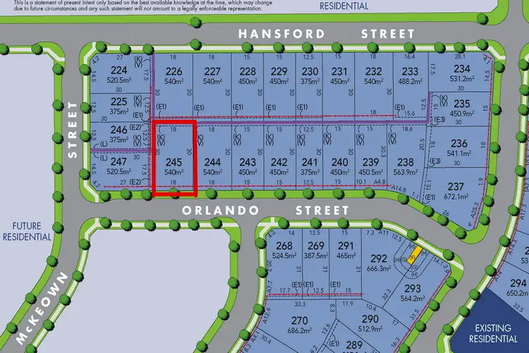 Main view of Homely land listing, Lot 245 Orlando St, Oran Park NSW 2570
