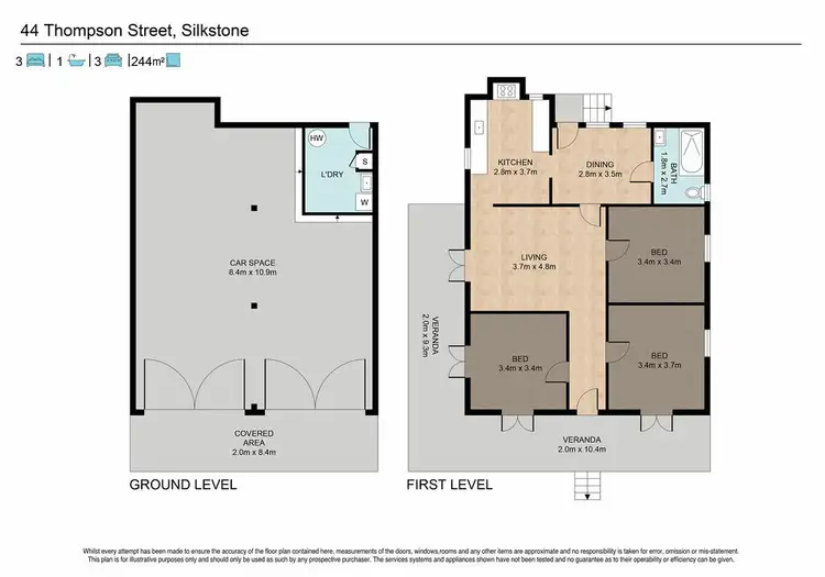 Second view of Homely house listing, 44 Thompson St, Silkstone QLD 4304