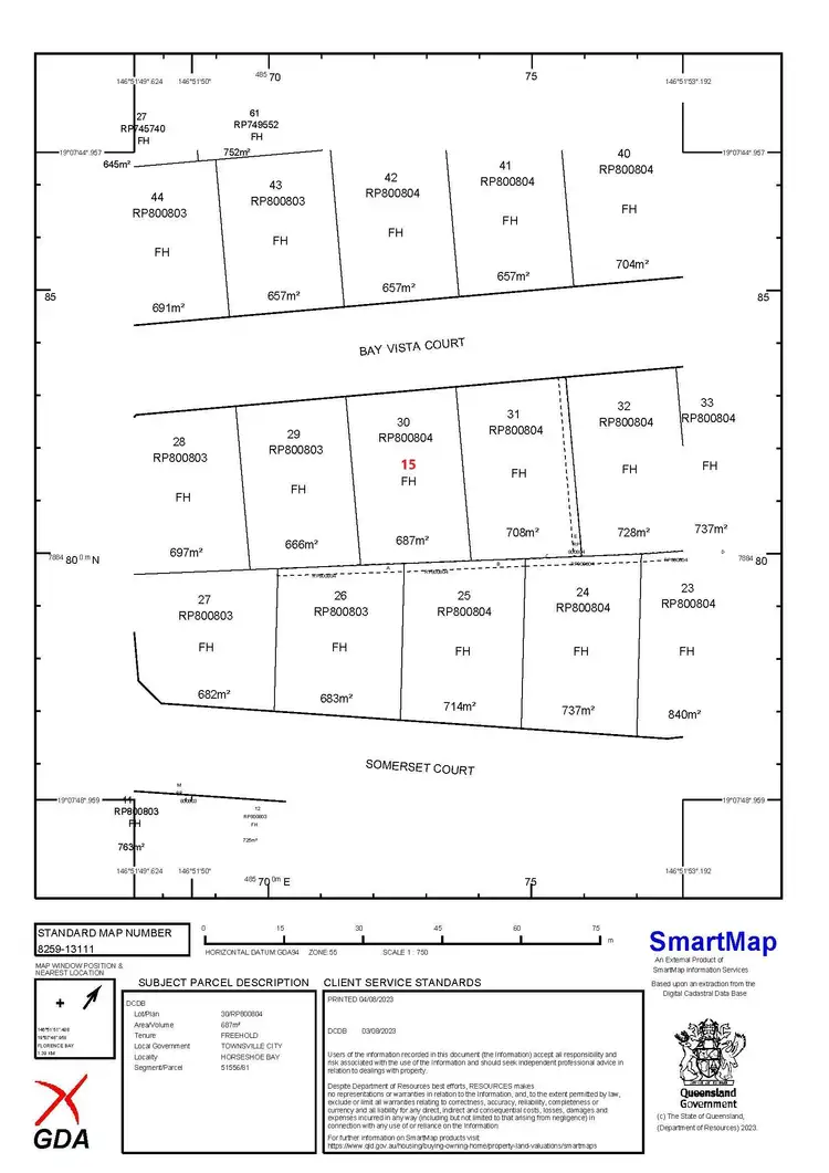 Third view of Homely land listing, 15 Bay Vista Ct, Horseshoe Bay QLD 4819