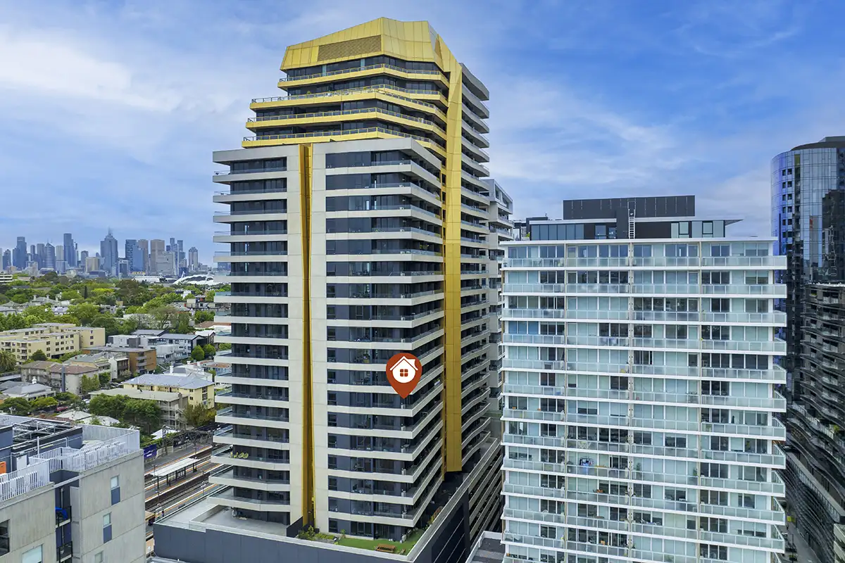 Main view of Homely apartment listing, Unit 1208/3 Yarra St, South Yarra VIC 3141