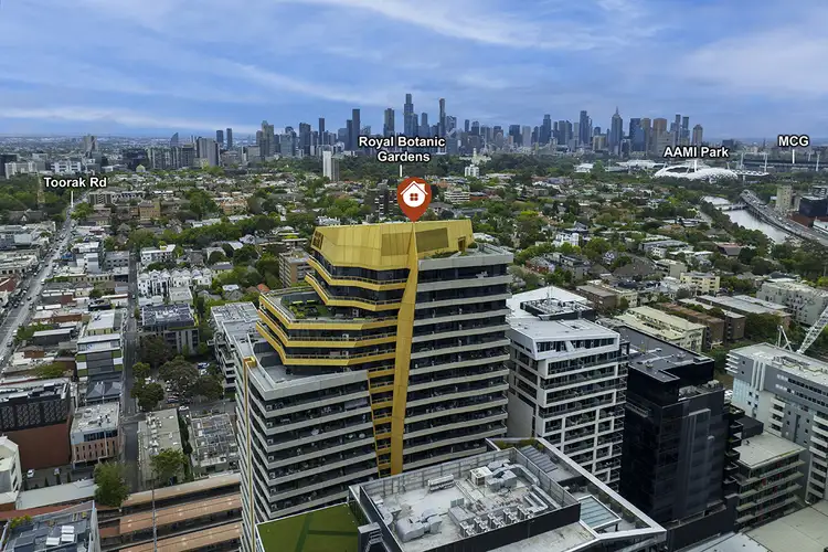 Second view of Homely apartment listing, Unit 1208/3 Yarra St, South Yarra VIC 3141