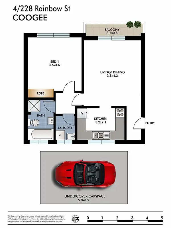 Fifth view of Homely apartment listing, Unit 4/228 Rainbow St, Coogee NSW 2034