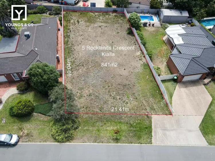 Main view of Homely land listing, 5 Rocklands Cres, Kialla VIC 3631