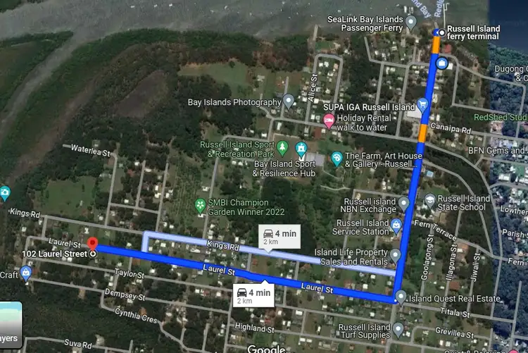 Third view of Homely land listing, 102 LAUREL ST, Russell Island QLD 4184