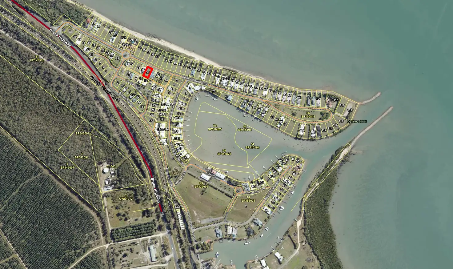 Main view of Homely land listing, 38 Keith Williams Drive, Cardwell QLD 4849