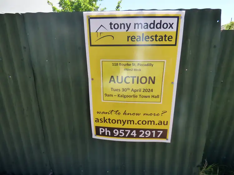 Main view of Homely land listing, 118 Bourke Street, Piccadilly WA 6430