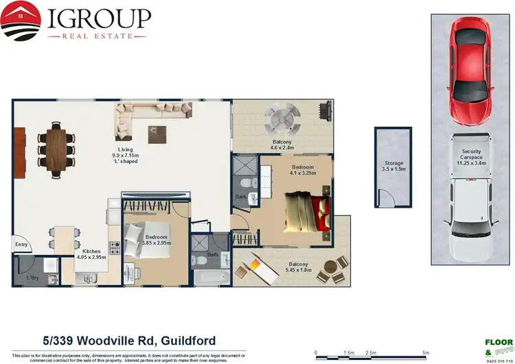 Seventh view of Homely apartment listing, Unit 5/339 Woodville Rd, Guildford NSW 2161