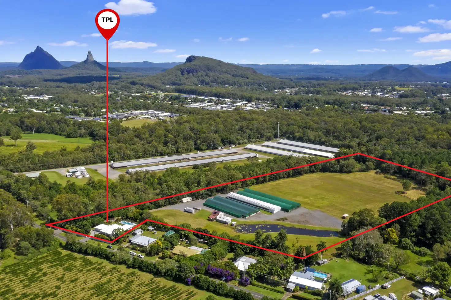 Main view of Homely rural property listing, 38 Barrs Rd, Glass House Mountains QLD 4518