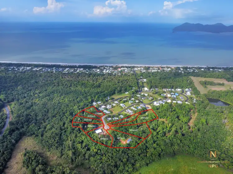 Main view of Homely land listing, 51 Dunkalli Cres, Wongaling Beach QLD 4852