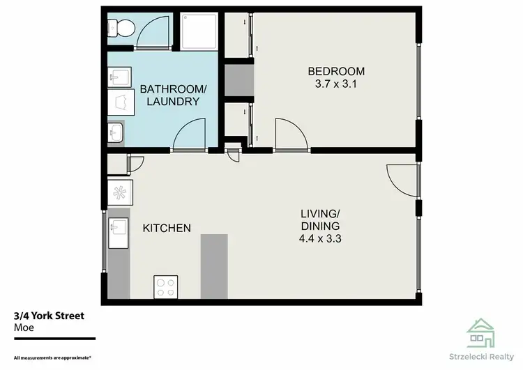 Third view of Homely unit listing, Unit 3/4 York St, Moe VIC 3825
