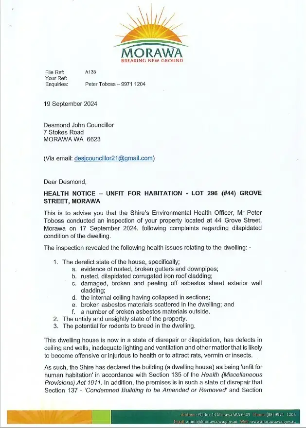 Third view of Homely house listing, 44 Grove St, Morawa WA 6623