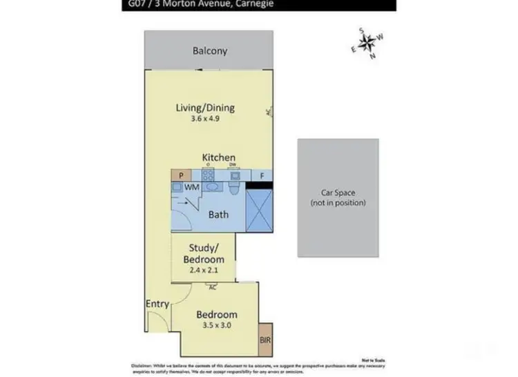 Fifth view of Homely apartment listing, Unit 7/3 Morton Ave, Carnegie VIC 3163