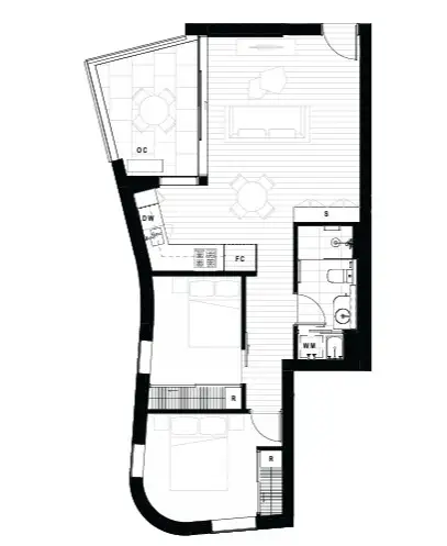 Third view of Homely apartment listing, 12 Crombie Street, Ruby Ruby, Brisbane, Milton QLD 4064