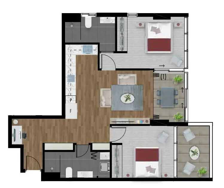 Second view of Homely apartment listing, Utopia Space, Brisbane, Fortitude Valley QLD 4006