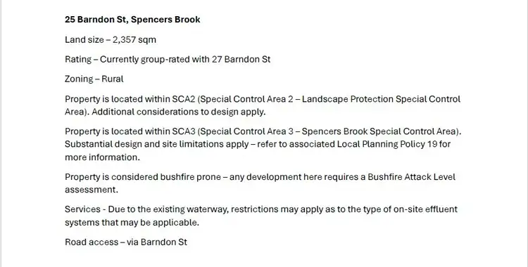 Second view of Homely land listing, 25 Barndon Street, Spencers Brook WA 6401
