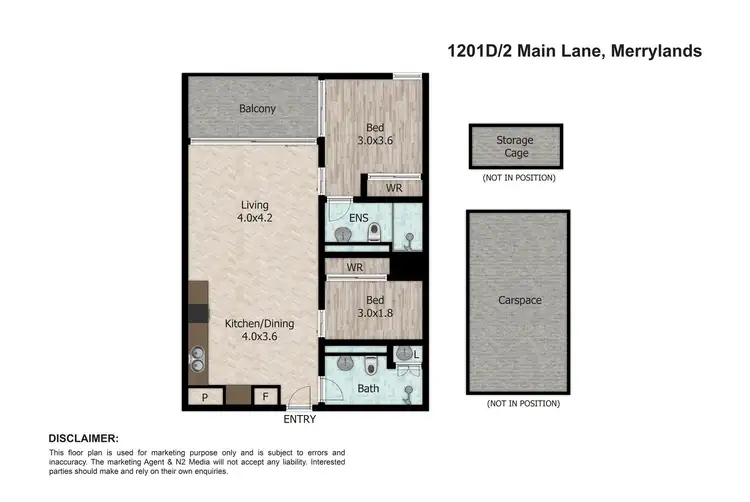 Fourth view of Homely unit listing, Unit 1201/2 Main Lane, Merrylands NSW 2160