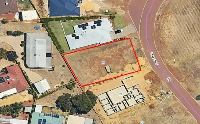 Main view of Homely land listing, 26 Oakover Pl, Northam WA 6401