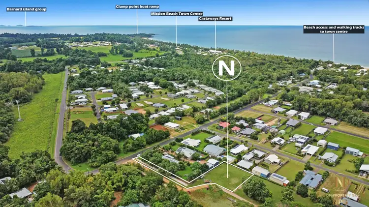 Main view of Homely land listing, 84 Conch St, Mission Beach QLD 4852