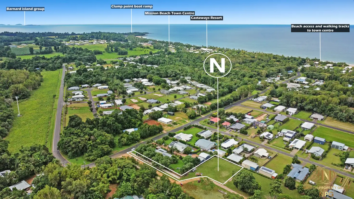 Main view of Homely land listing, 84 Conch St, Mission Beach QLD 4852