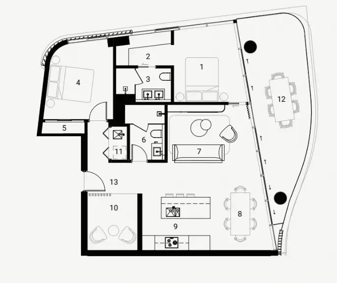Second view of Homely apartment listing, Nera Residences, Gold Coast, Surfers Paradise QLD 4217