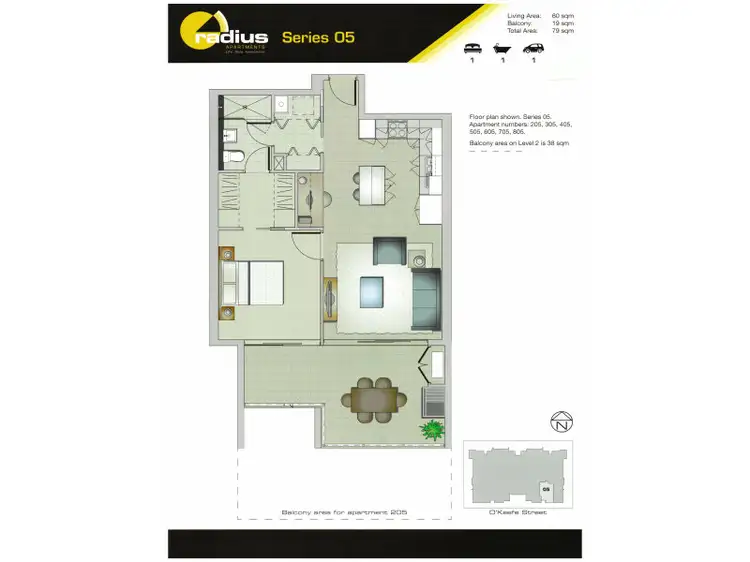 Fifth view of Homely apartment listing, 805/48 O'Keefe Street, Woolloongabba QLD 4102