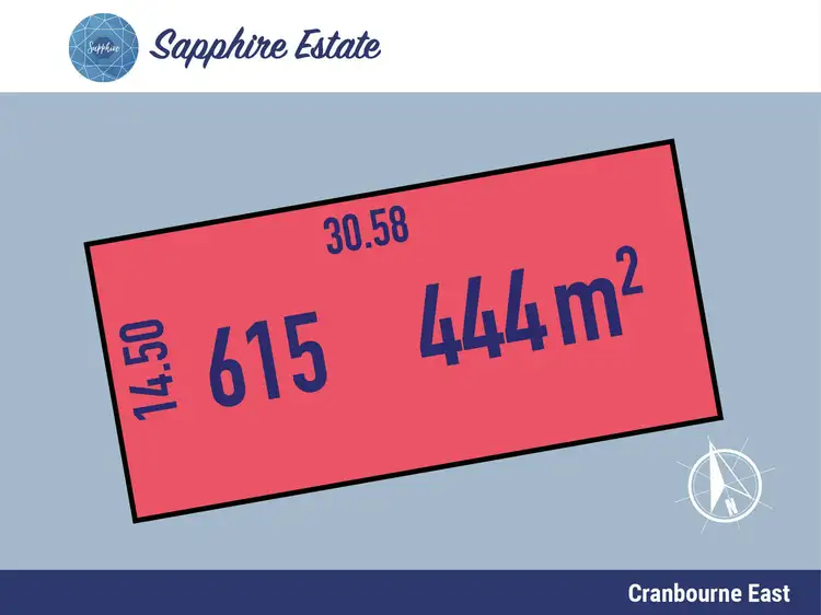 Lot 615 Dalmatian Street (Sapphire Estate), Cranbourne East VIC 3977