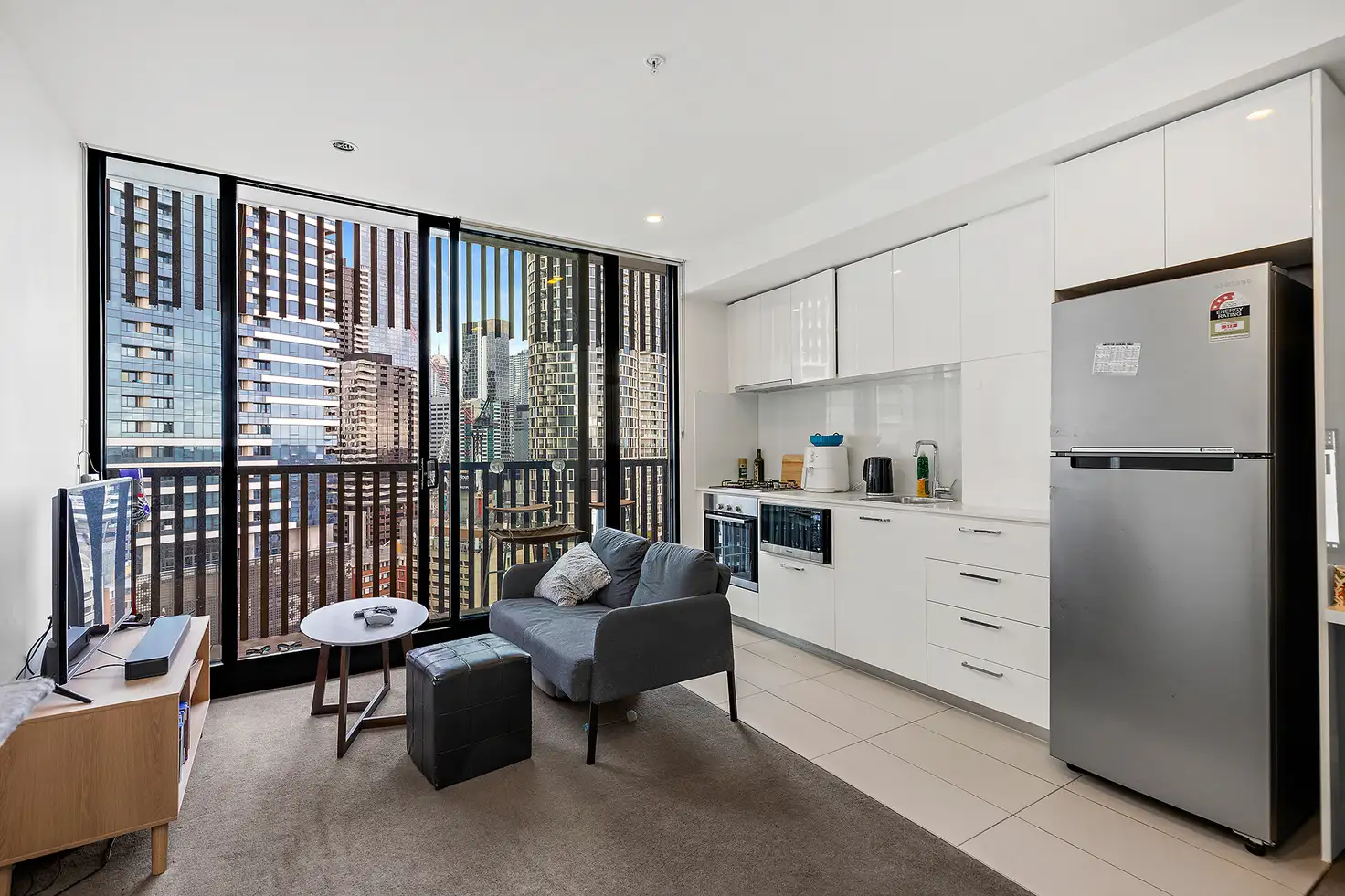 Main view of Homely apartment listing, 1707/6 Leicester St, Carlton VIC 3053