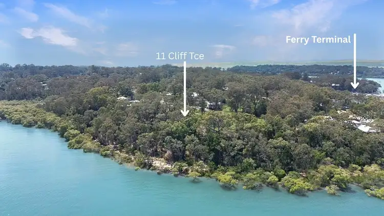 Main view of Homely land listing, 11 Cliff Terrace, Macleay Island QLD 4184