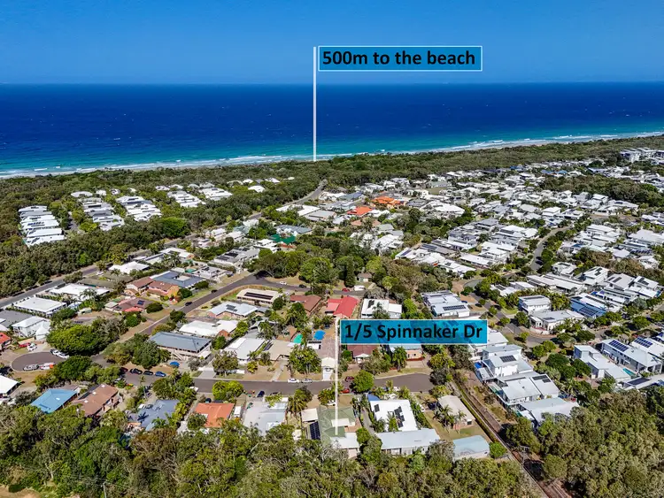 Third view of Homely house listing, Unit 1/5 Spinnaker Dr, Mount Coolum QLD 4573