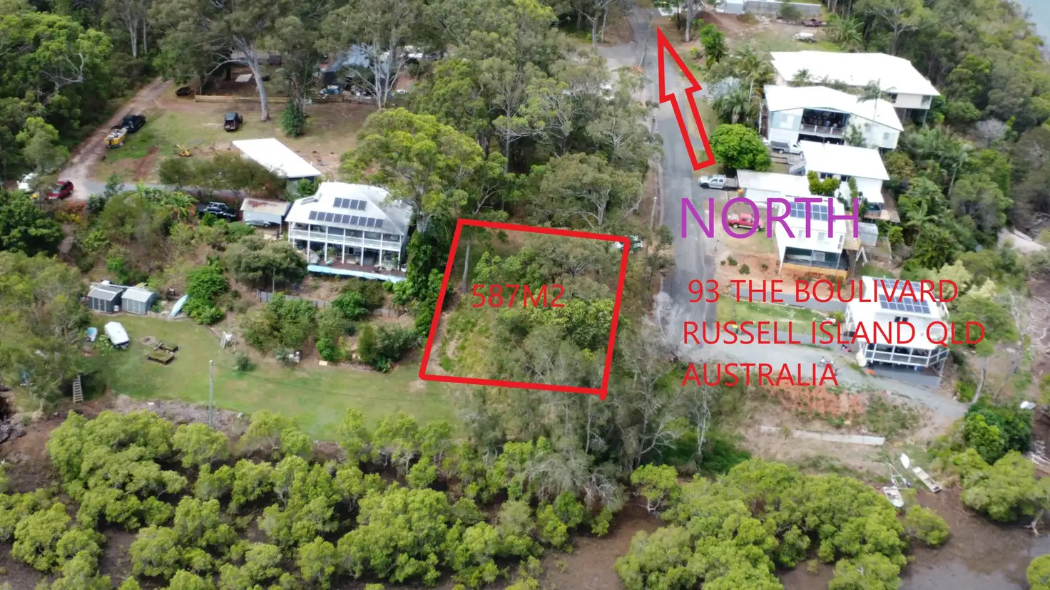 Main view of Homely land listing, 93 The Boulevard, Russell Island QLD 4184