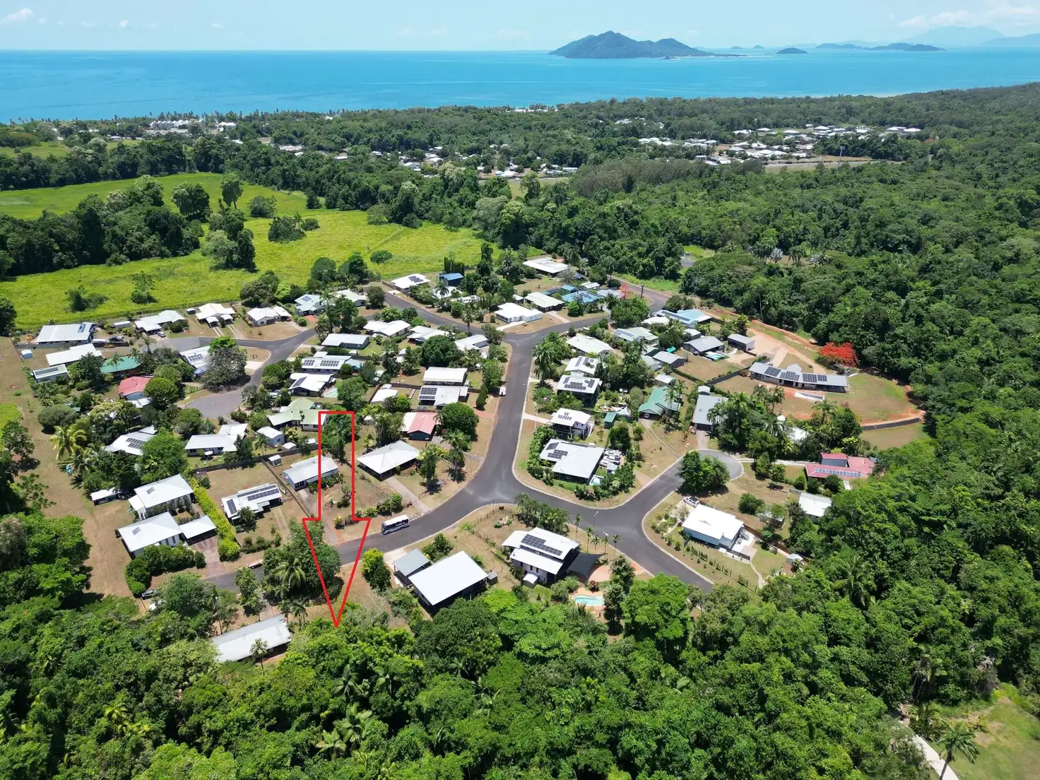 Main view of Homely land listing, 16 Royal Palm Dr, Mission Beach QLD 4852