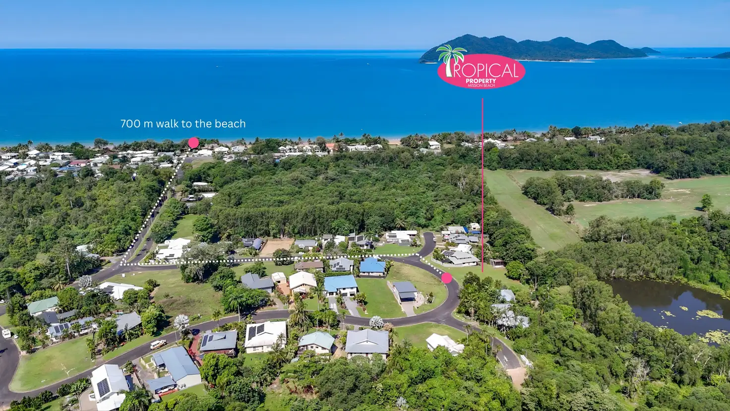 Main view of Homely land listing, 16 Dunkalli Cres, Wongaling Beach QLD 4852
