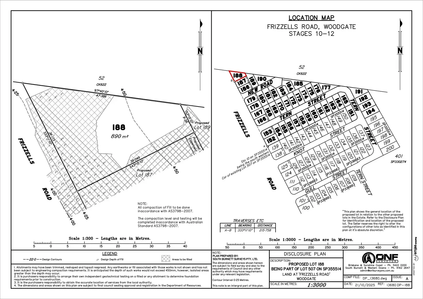 Main view of Homely land listing, Lot 188 Frizzells Road, Woodgate QLD 4660