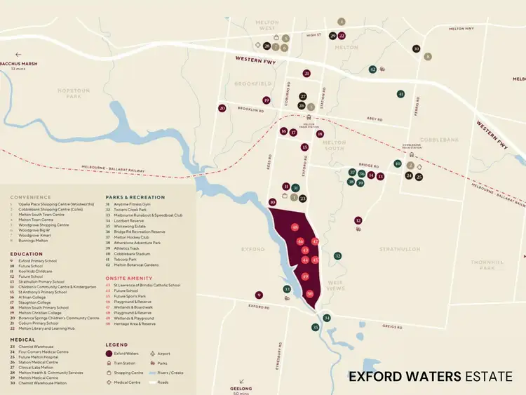 Fifth view of Homely house listing, Lot 5059 Waterway Boulevard - Exford Waters Estate, Weir Views VIC 3338