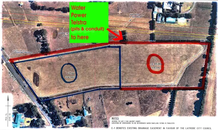 Main view of Homely land listing, Lot 1 Wilmot Court, Traralgon VIC 3844