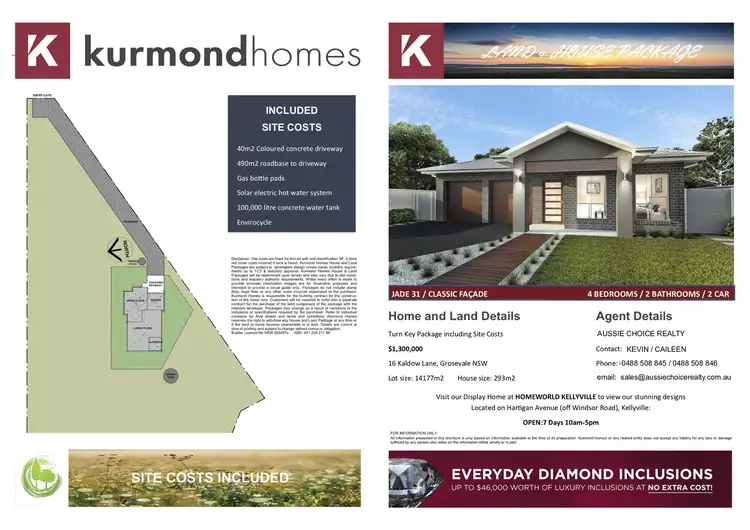 Main view of Homely land listing, 16 KALDOW LANE, Grose Vale NSW 2753