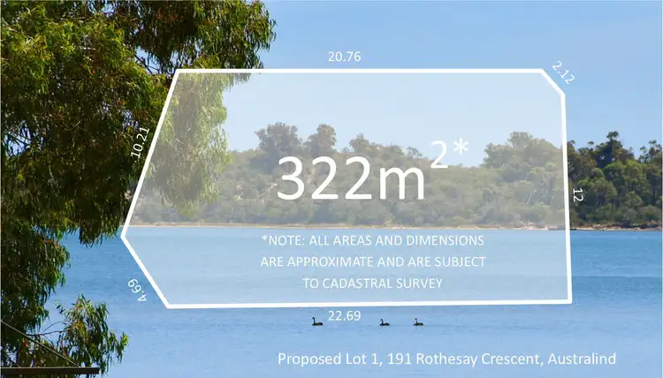 Main view of Homely land listing, 1/Proposed Lot 1/191 Rothesay Crescent, Australind WA 6233
