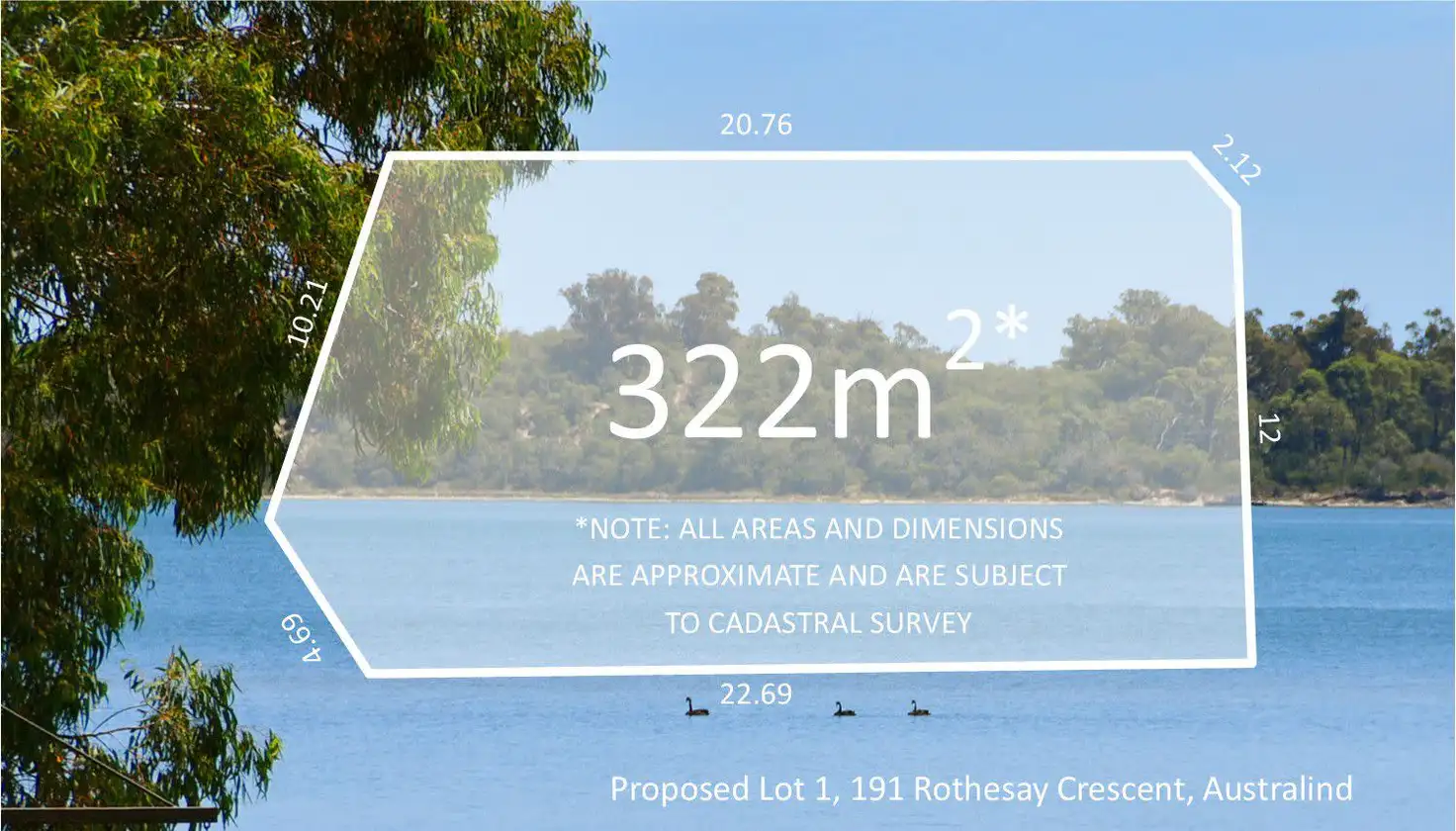 Main view of Homely land listing, 1/Proposed Lot 1/191 Rothesay Crescent, Australind WA 6233