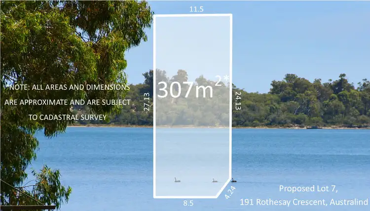 Main view of Homely land listing, 8/Proposed Lot 8/191 Rothesay Crescent, Australind WA 6233