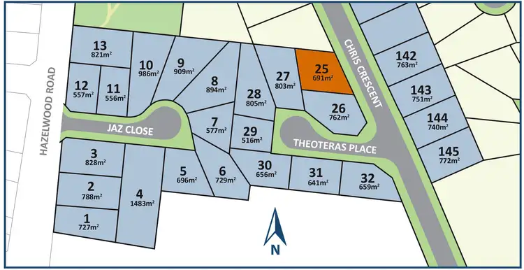 Main view of Homely land listing, Lot 25 Astoria Park, Traralgon VIC 3844