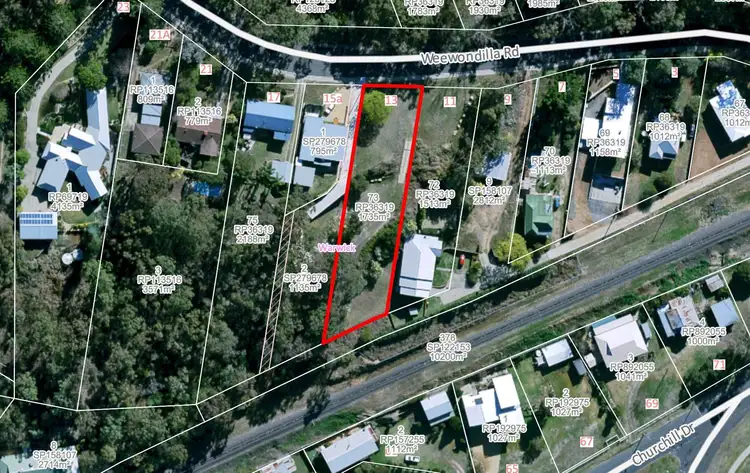Third view of Homely land listing, 13 Weewondilla Road, Warwick QLD 4370