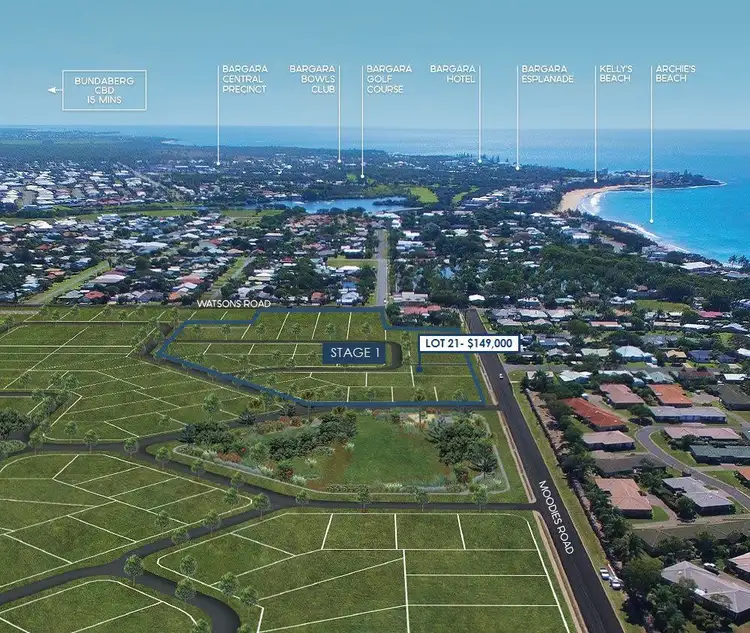 Main view of Homely land listing, Lot 21 Moodies Road, Bargara QLD 4670