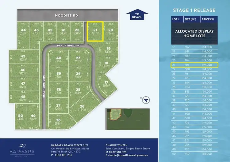 Second view of Homely land listing, Lot 21 Moodies Road, Bargara QLD 4670