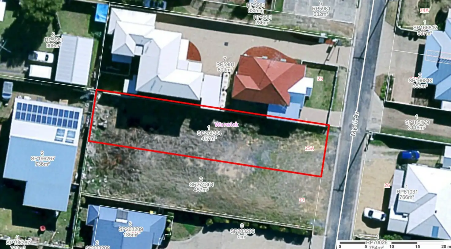 Main view of Homely land listing, 25a Myall Avenue, Warwick QLD 4370