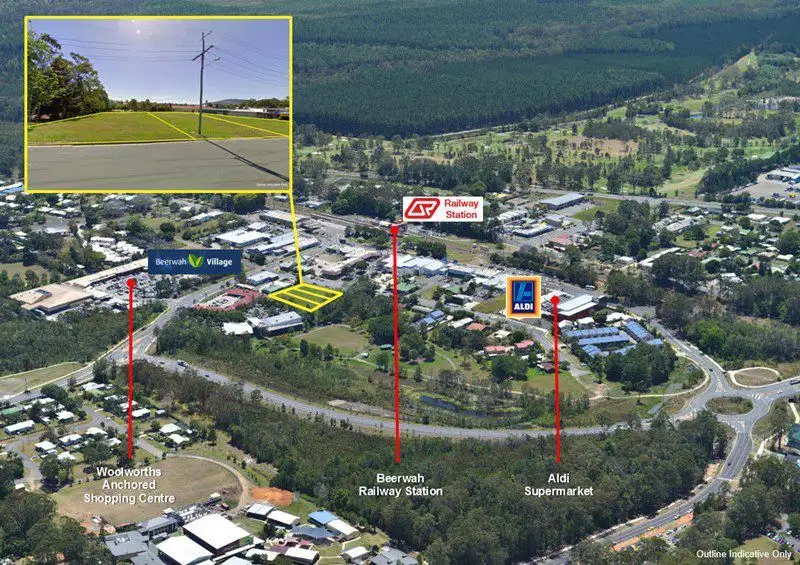 Main view of Homely land listing, 8 Turner St, Beerwah QLD 4519