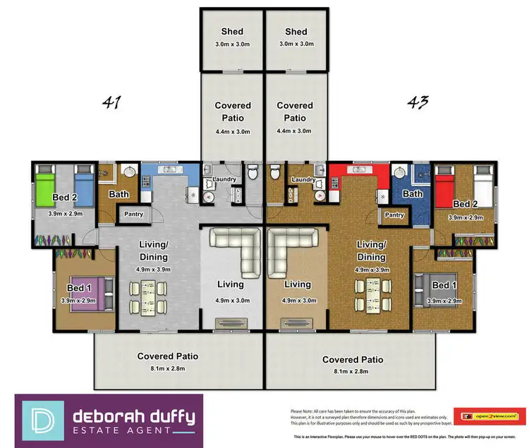 Second view of Homely unit listing, 41-43 Hollywood Boulevard, White Rock QLD 4868